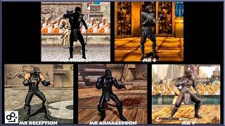 NOOB SAIBOT Graphic Evolution 1993-2011 Mortal Kombat | ARCADE XBOX PC |