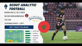 ZAKARIA DROUICH ( PART 1 / 2024 - 2025 ) ( LEFT RIGHT / FULLBACK -   SCCM MOHAMMADIA MOROCCO )