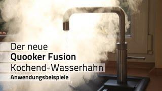 Der Fusion von Quooker - Anwendungsbeispiele