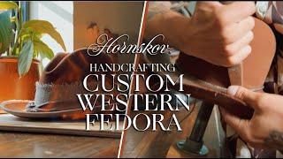 How this FLAMING HOT western inspired fedora is handcrafted! 