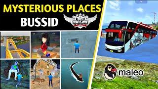 7 Mysterious Places! in Bus Simulator Indonesia by Maleo  | Bus Gameplay