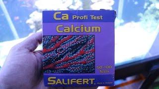 Salifert testing Calcium in the lab