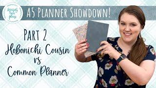 Part Two - Hobonichi Cousin vs A5 Common Planner - A5 Planner Showdown - Mandy Lynn Plans