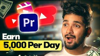 How To EARN ₹580,737  From Video Editing in ONE Month!