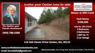 Manor at Mill Creek Hud Home for Sale Canton GA