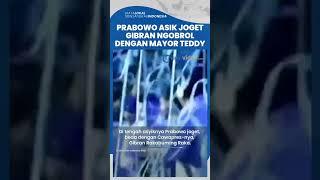 Prabowo Asyik 'Joget Gemoy', Gibran Malah Ngobrol dengan Ajudannya, Mayor Teddy di Istora Senayan