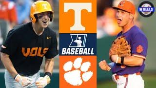 Tennessee v #4 Clemson (MUST WATCH AMAZING GAME) | Regionals Winners Bracket | 2023 College Baseball