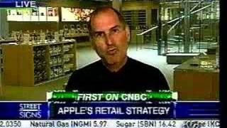 Steve Jobs CNBC Interview, 5th Ave. Apple Store