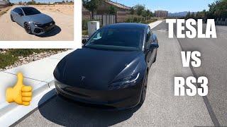 Here's why my 2024 Tesla Model 3 is BETTER than my Audi RS3..