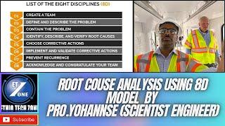 Presentation of Root Couse analysis using 8D model by professor Yohannes Tesfaye #ASQ #minitab