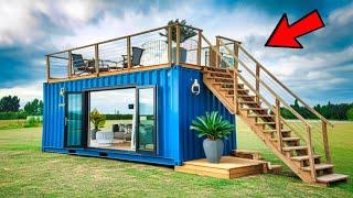 Man’s DIY Container Home with Rooftop Terrace Looks Straight Out of a Designer’s Dream!