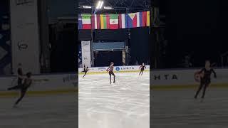 Камила Валиева / Kamila Valieva - Finlandia Trophy 2021, прогон ПП на тренировке