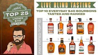 Best Available Bourbon: Top 10 Blind Tasted and Ranked  LIVE