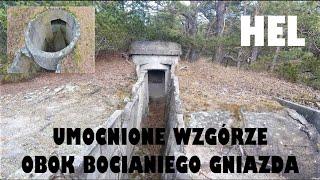 Hel. Przedwojenny Punkt Obserwacyjny Marynarki Wojennej i umocnione wzgórze z okresu PRL-u. 24.03.23