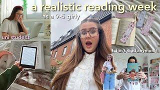 how much I *realistically* read in a week as a 9-5 girly  | Ella Rose Reads