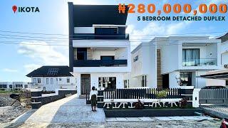 INSIDE THIS 280,000,000 MILLION NAIRA ($373,333 ) 5 BEDROOM DETACHED DUPLEX IN LEKKI, LAGOS NIGERIA