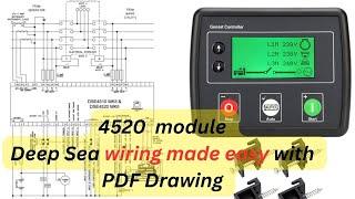 Deep Sea Electronics DSE4520 MKII Control Panel Tutorial .Deep sea 4520 module installation