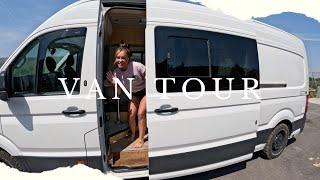 Our SELF BUILT VW Crafter! | VAN TOUR