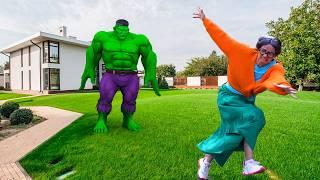 Super Granny VS Superheroes Hulk Iron man Joker & Skibidi Toilet