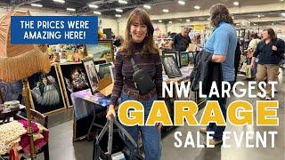 Thrifting the Largest Garage Sale Event | HUGE HAUL | Vintage Reseller