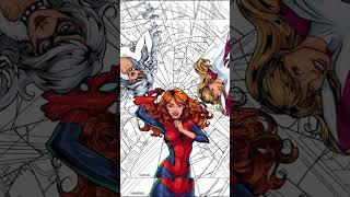 SPIDER-WOMAN | SPIDER-MAN | SPIDER-VERSE | MARVEL | ANIMASI MEWARNAI | COLORING