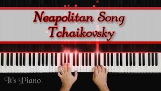 Neapolitan Song - Tchaikovsky | Неаполитанская песенка Op.39 | Piano Solo Synthesia Tutorial