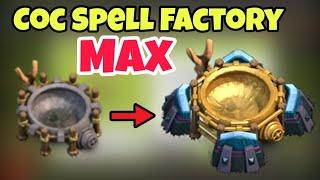 Clash of Clans: Upgrading the Spell Factory to MAX - Unlocking Ultimate Power!