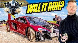 WE INSTALLED THE EBAY ENGINE in the $38,500 MCLAREN (FIRST START!!)