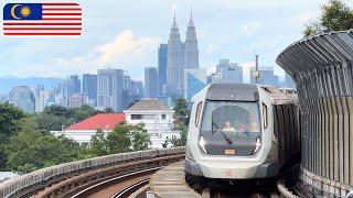  Exploring Kuala Lumpur: A Cab Ride on the MRT Kajang Line・Malaysia 4K