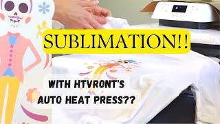 Does it Work?? Sublimation with HTVRONT's Auto Heat Press!!!