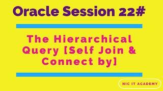 How to find Hierarchies in Oracle (CONNECT BY) & Self Join|Hierarchical queries in oracle by example