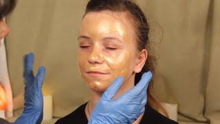 ASMR Face Care, Applying Peel Off Mask, Soft Talking