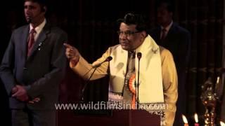 V Shanmuganathan speaks at Sangai Festival in Manipur