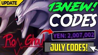 ALL NEW   RO GHOUL CODES FOR JULY 2024 | ALL WORKING CODES IN RO-GHOUL ALPHA NEW UPDATE (Roblox)