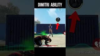 Dimitri Character Ability Change Test & Gameplay  #shorts #freefire #srikantaff