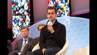 Jack Dorsey, creator of Twitter and Square at One Young World 2012