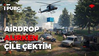 AİRDROP ALIRKEN ÇİLE ÇEKTİM! - #PUBG #SOLO