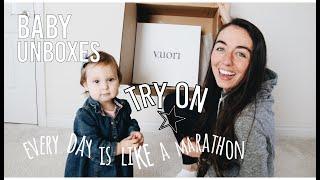 Vuori Try-On | Baby Unbox With Me