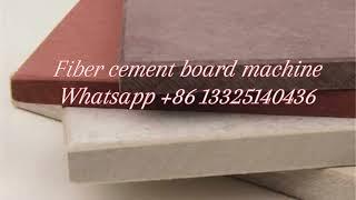 Lightweight Partition Wall Fiber Cement Board Machine/ Colored Cement Board Equipment