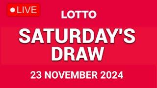 The National Lottery Lotto Draw Live results from Saturday 23 November 2024 | tonight's lotto