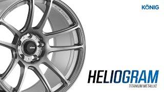 HELIOGRAM - Titanium Metallic | Konig Wheels