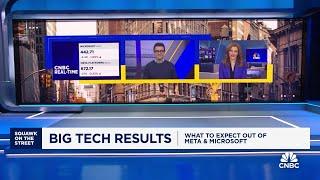 Big Tech earnings: Microsoft and Meta come into focus