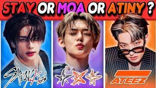 STRAY KIDS OR TXT OR ATEEZ?  [WHO'S FANDOM DO YOU BELONG TO?] | KPOP QUIZ 2024 