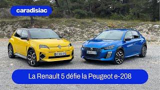 La Renault 5 défie la Peugeot e-208