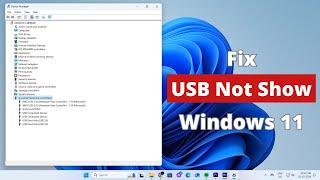 How To Fix USB Drive Not Showing in This PC My Computer on Windows 11