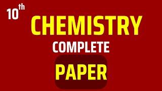 10th Chemistry Complete paper | Guess paper | FBISE exam 2025