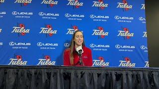 Tulsa women's basketball coach Angie Nelp previews 2024-25 season