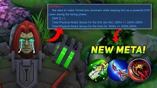 TERIZLA NERF NEW META DAMAGE BUILD AND EMBLEM UPDATE 2023!!!