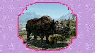 Woolly Rhinos Of Skyrim Mod - Cute but Dangerous