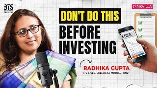 Radhika Gupta On Money Making SECRETS, Stock Market Crash, Early Retirement, Mutual Funds | Podcast